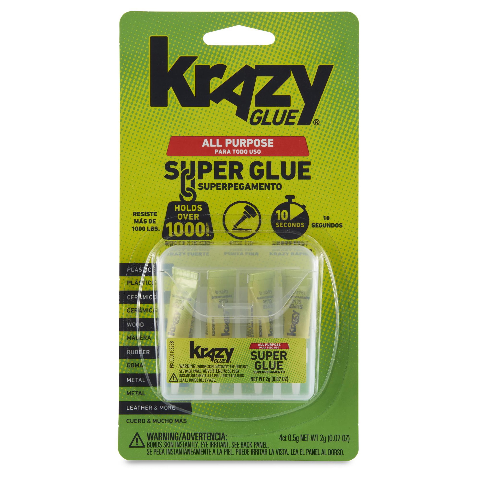 12 Packs: 4 ct. (48 total) Krazy Glue® All Purpose Super Glue Singles