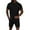 Black, variant on Dagegui Summer Outfit Sets for Men Waffle Crewneck T-Shirts and Short Pants Set Casual Beach Outdoor Outfits Solid Sweatsuits Blue L