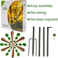 thumbnail image 5 of Kinetic Wind Spinner Aviator1 61in Single Blade, Green, Steel/Glass, 5 of 9