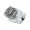 thumbnail image 3 of Cinturón con hebilla de caballo y cruz para hombre, estilo vaquero occidental, 3 of 3