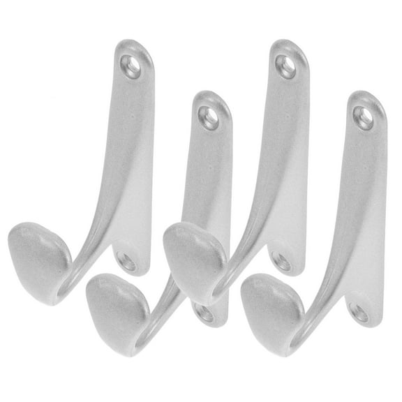 Masteelf 4pcs Wall Mounted Towel Hooks Decorative Wall Hooks Heavy Duty Coat Hooks Purse Racks for Bathrooms Entryway Closet Wall Decors