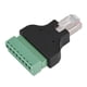 thumbnail image 1 of Conector De Terminal De Tornillo Jack Macho RJ45 Para Traje De Conexión Ethernet DVR Para Baluns, 1 of 7