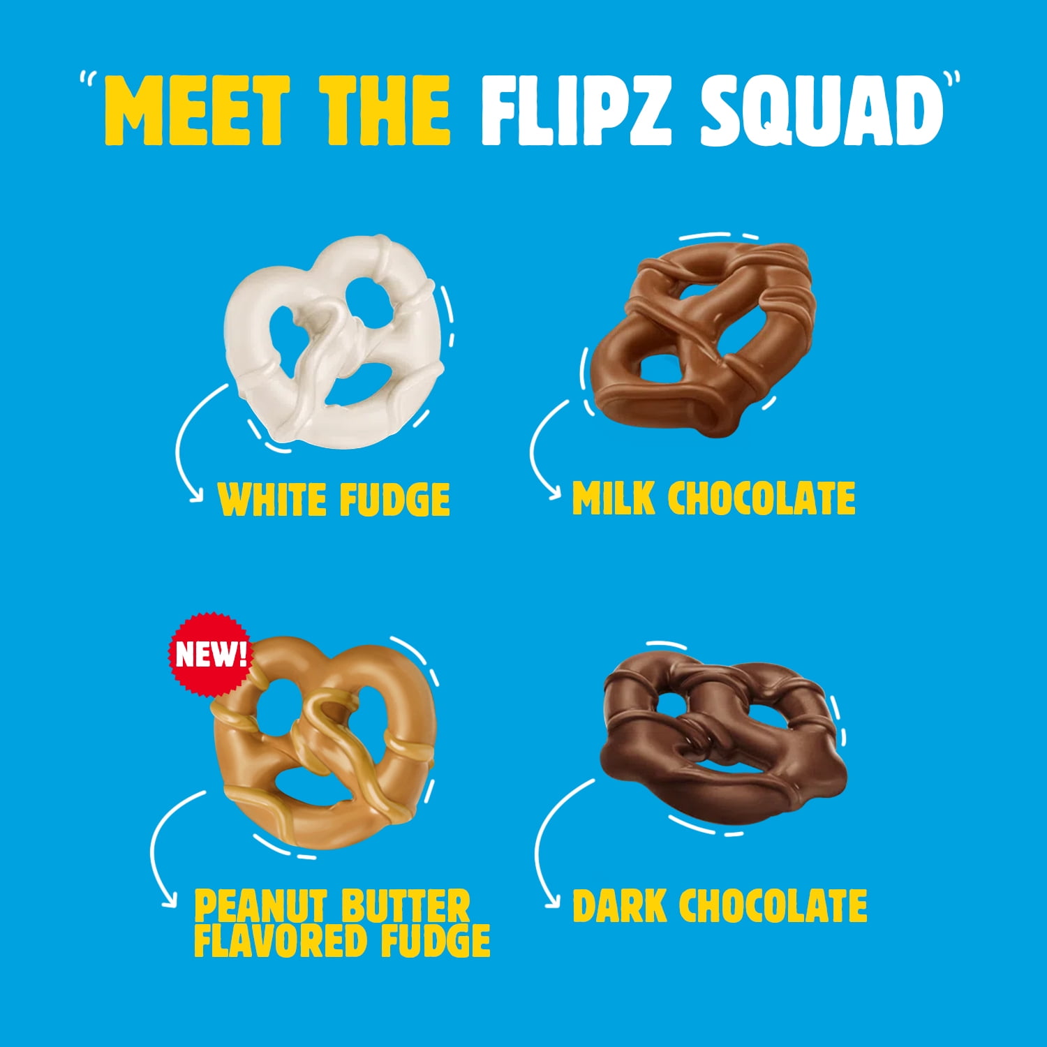 (2 pack) Flipz White Fudge Covered Pretzels, 5 oz