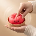 thumbnail image 5 of HOXZODT Giant Dumpling Squishy 3.93 Inch Jumbo Bun Stress Ball Blue, Cute Face Soft Squeeze Decompression Fidget Toy with Steamer, Anxiety Relief Sensory Toy for Adults Party Gift Desktop Decor, 5 of 6