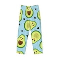 thumbnail image 4 of Balery Men'S Avocado And Hearts Pants,Sleepwear Pants,Pajama Pants,Pj Bottoms Drawstring And Pockets-X-Large, 4 of 9