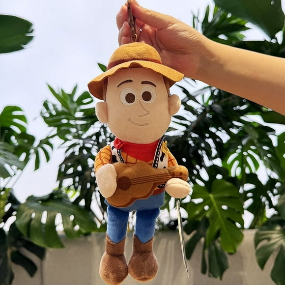 Toy Story Buzz Lightyear muñeco de peluche suave Woody Plushie Bag colgante llavero regalo de cumpleaños 13/23cm