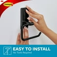 thumbnail image 5 of Command Bath Matte Black Toilet Paper Holder, 1 Toilet Paper Holder, 2 Strips, 5 of 13