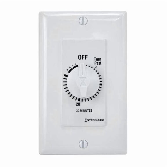 Intermatic Timer,Spring Wound,15 Min,Hold Feature FD15MHW
