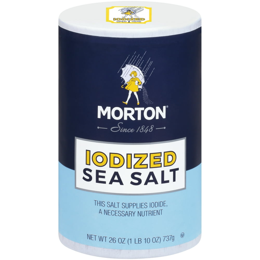 Morton AllPurpose Iodized Sea Salt Textured Sea Salt for Everyday
