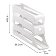 thumbnail image 5 of Guiexla Fridge Egg Storage Box Four Tiers Automatic Rolling Large Capacity Space-Saving 30 Egg Organizer Refrigerator Side Door Egg Dispenser Egg Carton Diner Restaurant Egg Holder, 5 of 7
