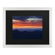 Trademark Fine Art 'Mount Mitchell Sunset' Canvas Art by Pierre Leclerc