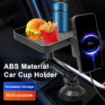 thumbnail image 2 of Soumake Car Dining Plate Universal Foldable Cup Holder Phone Bracket Storage Tray for Snacks Drinks Mobile Phones, 2 of 7