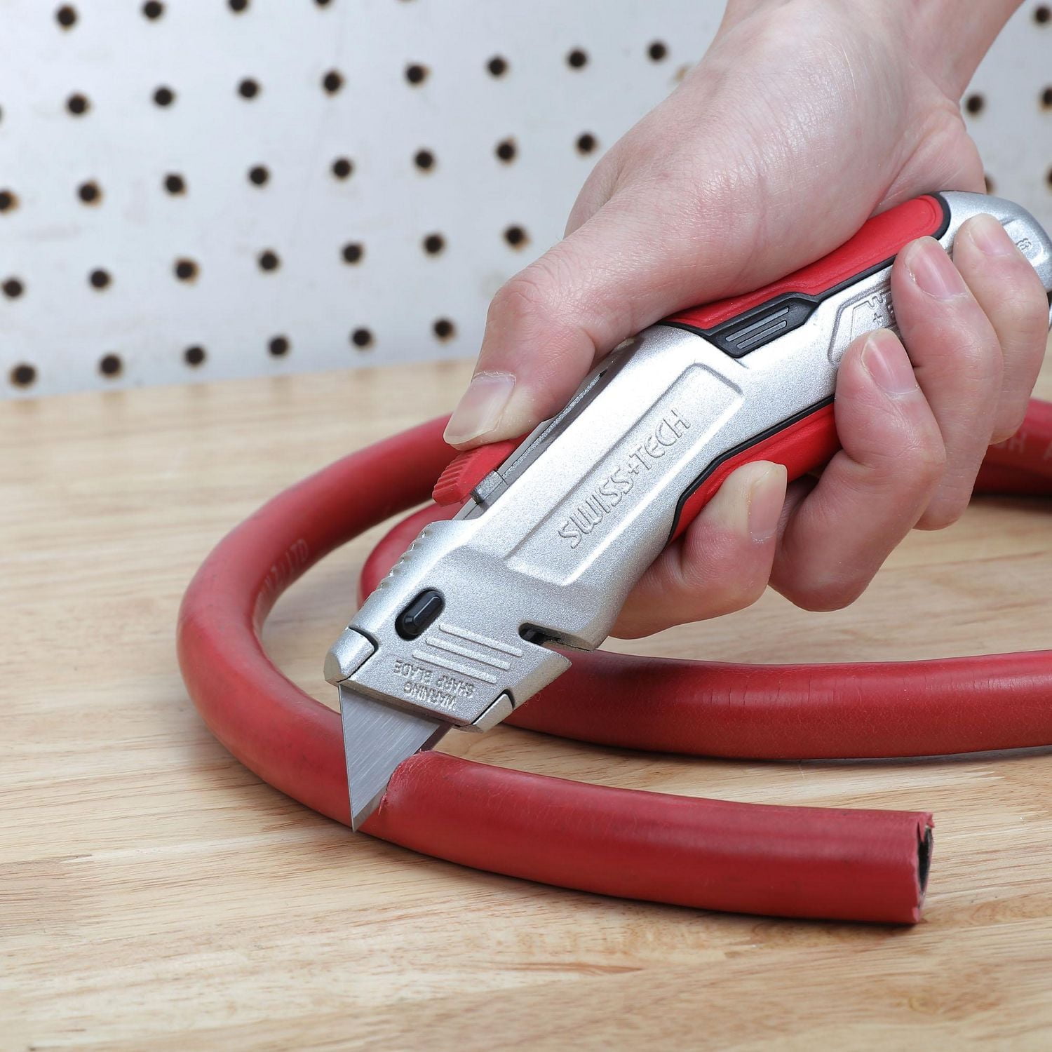 Swiss Tech Lames utilitaires - paquet de 5 Acier SK5, très résistant