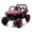 ZZR-Pink, variant on Track Seven 12V Electric Ride-On ATV, Dinosaur Four Wheeler Electric Car with Bluetooth, LED Lights, Music, Electric Quad Ride-On Toy Car for Toddlers Boys Girls Age 2+, Green