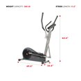 thumbnail image 2 of Sunny Health & Fitness Pre-Programmed Elliptical Trainer - SF-E320002, 2 of 9