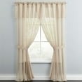 thumbnail image 2 of BrylaneHome BH Studio Sheer Voile 5 Piece One-Rod Curtain Set, 2 of 6