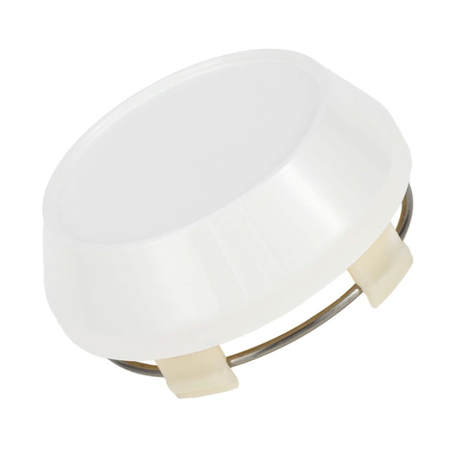 Tapa central de rueda universal Unique Bargains, duradera, 60 mm, diámetro exterior de 2.36 pulgadas, cubiertas de cubo para vehículos, blanca