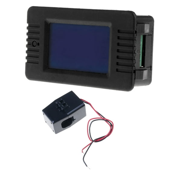 Zeiwohndc Wattmeter Power Meter LCD Energy Meter Power Monitor Plug Socket Power Kilowatt