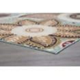 thumbnail image 5 of Transitional 7x10 Area Rug (6'7'' x 9'6'') Floral Seafoam, Beige Living Room Easy to Clean, 5 of 9