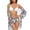 White, variant on Aoochasliy Swimsuits for Women Clearance Spring Flower Print Ring Linked Push Up Bikini Swimsuit Bikini 3-Piece Swimwear Beachwear Set Covers