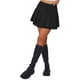 thumbnail image 1 of Falda corta de doble capa INSPIRE CHIC para mujer con dobladillos de encaje L negra, 1 of 1