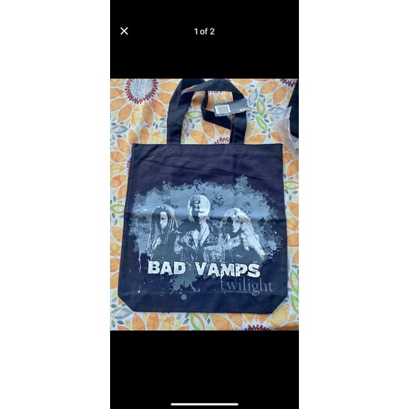 Twilight Bad Vamps Nothing Will Ever Be The Same Black Tote Bag