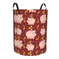 thumbnail image 2 of Daiia cute Pig With Coins Laundry Hamper With Handles Large Storage Basket/Toy Organizer/Dirty Clothes Collapsible Waterproof For College Dorms, Bedroom,Bathroom, 2 of 8