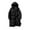 Black, variant on Men's Long Winter Coats Warm Quilted Padded Jackets with Pockets Big and Tall Winter Hooded Outerwear Overcoat Coffee S