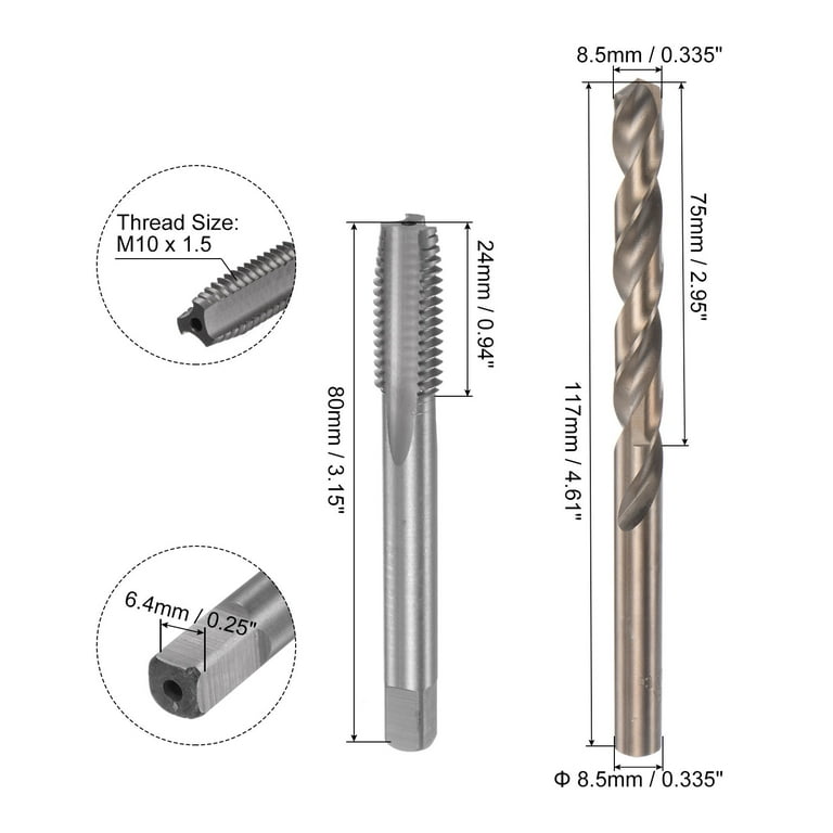 M10 drill size deals