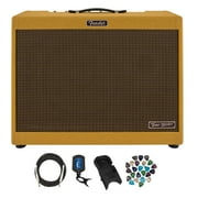 Fender Tone Master FR-12 1000-Watt 1x12 Powered Speaker Cabinet - Tweed w/ Instrument Cable