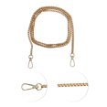 thumbnail image 3 of Unique Bargains 1 Pc Sturdy Handbag Strap for Office Light Gold Tone Iron, 3 of 5