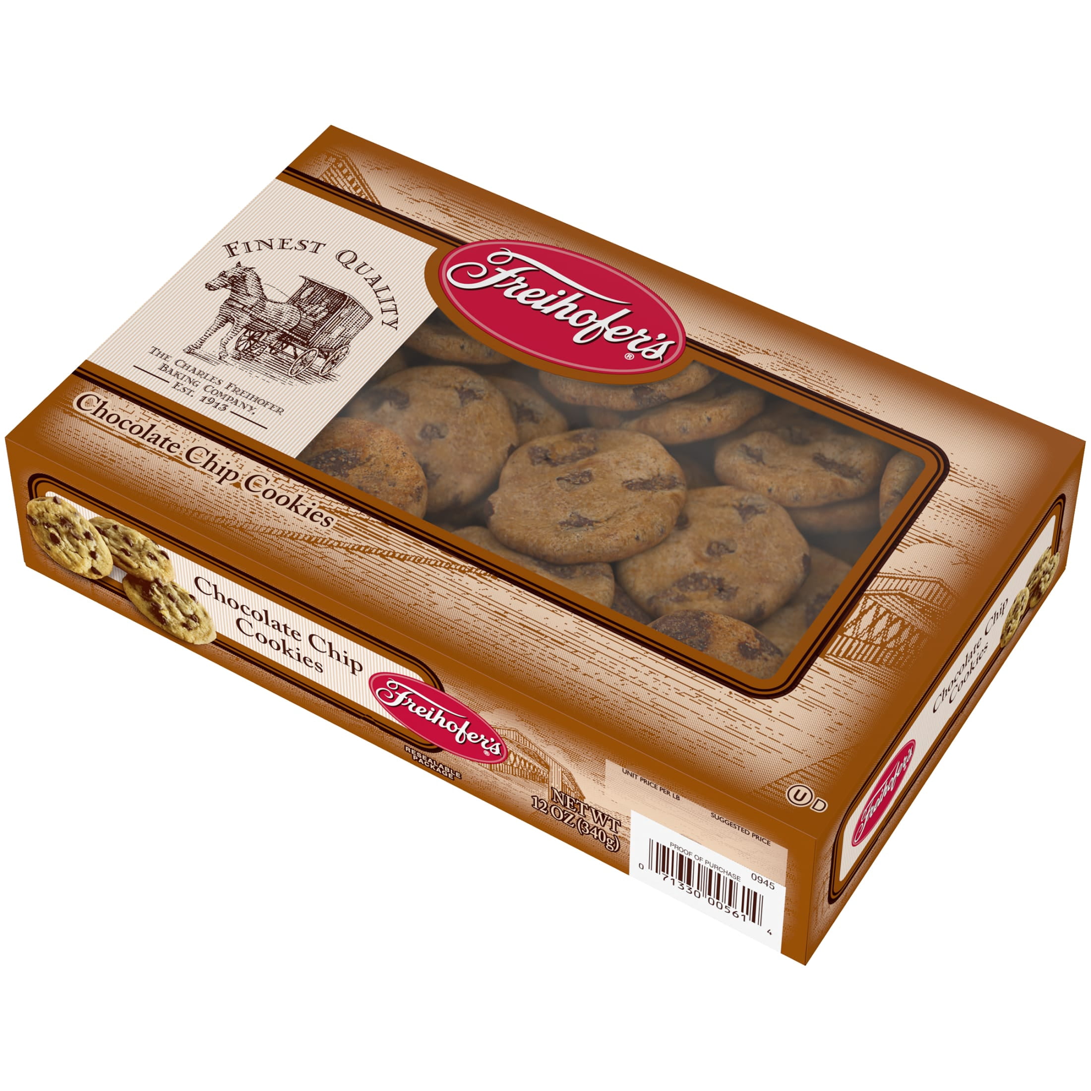 Freihofer's Chocolate Chip Cookies, 28 count, Cookies, 12 oz Box