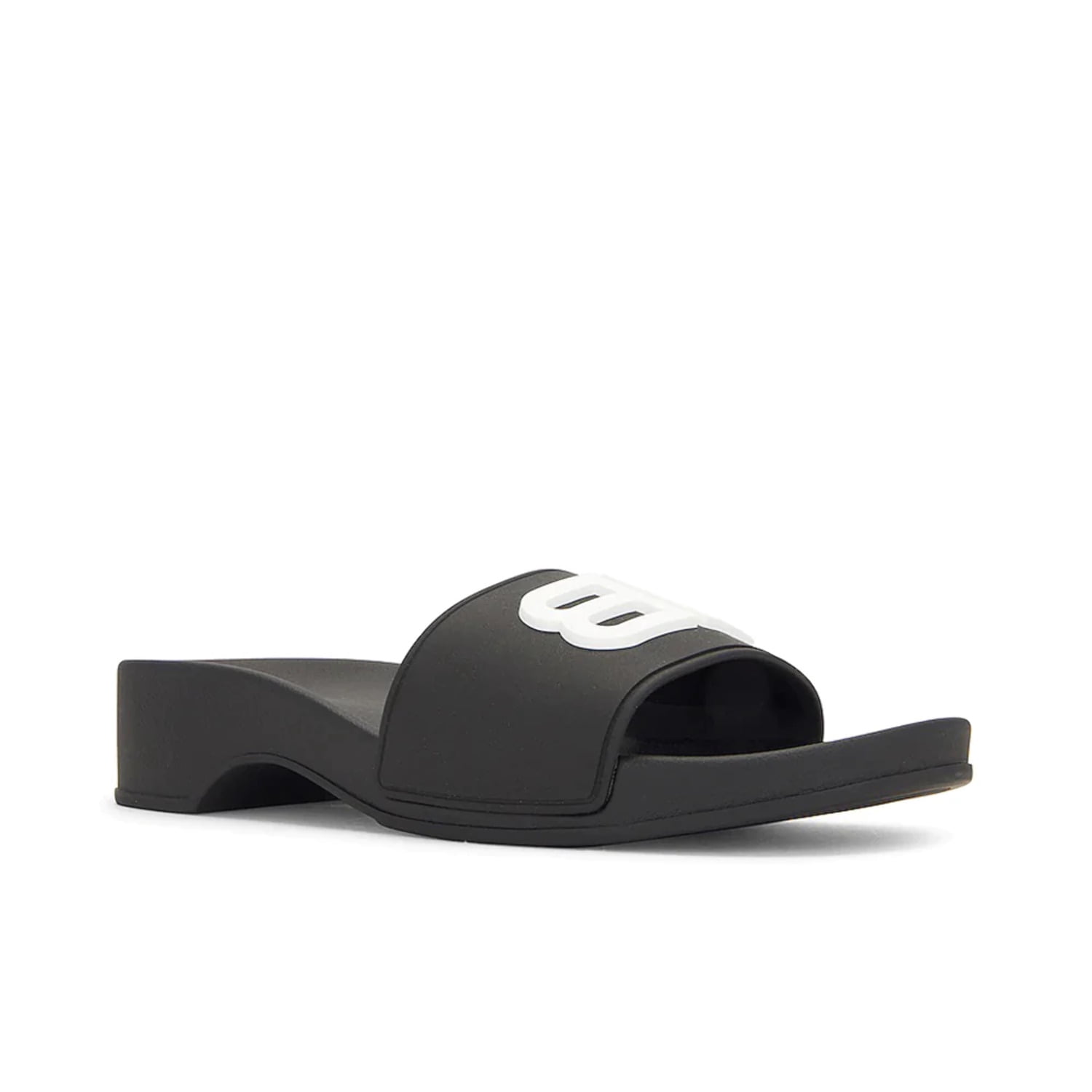 Balenciaga Women's Rubber 'BB' Clog Pool Slides in Black - Walmart.com