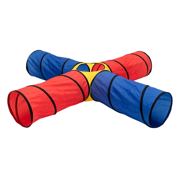 4Way Play Tunnel For Kids To Crawl Through 8 Feet Kids Play Tunnels