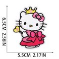thumbnail image 1 of Cartoon Cute KT Cat Hello Kitty Applique For DIY Sew on Child Clothes jacket Hat Ironing Patches Jeans Embroidered Sticker FGS, 1 of 7