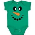 thumbnail image 3 of Inktastic Cute Smiling Snowman Face with Carrot Nose Boys or Girls Baby Bodysuit, 3 of 5