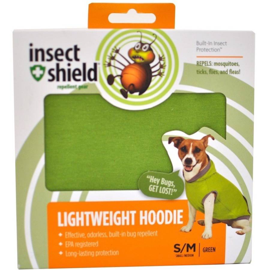Insect Shield Lightweight Hoodie Small/Medium, Green