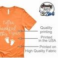 thumbnail image 3 of Extra Thankful This Year Shirt, Thanksgiving Maternity Shirt, Pregnancy Announcement Shirt(Orange-Small), 3 of 4