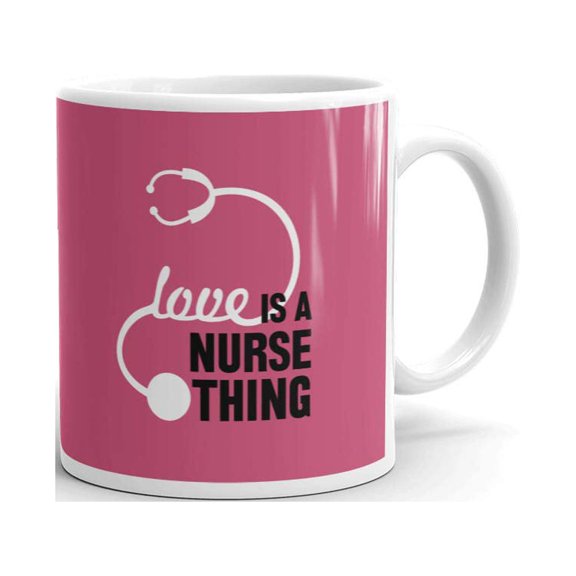 Love is A Nurse Thing Graduation Coffee Tea Ceramic Mug Office Work Cup Gift