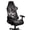 Black American Flag Wolf, variant on FUIALDOLG Southwestern Tribal Highland Cow Office Chair Cover Sunflowers Gaming Chair Cover with Armrest Furniture Protector Slipcover Zipper Removable Anti Dirty Scratch Proof Chair Seat Cushion