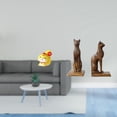 thumbnail image 2 of Figuras Decorativas De Resina Con Forma De Serpiente De Dibujos Animados Y Gato Egipcio. Ideales Para Colocar Sobre Una Mesa, Estante, Centro De Mesa, Sujetalibros, Oficina, Dormitorio O Como, 2 of 8