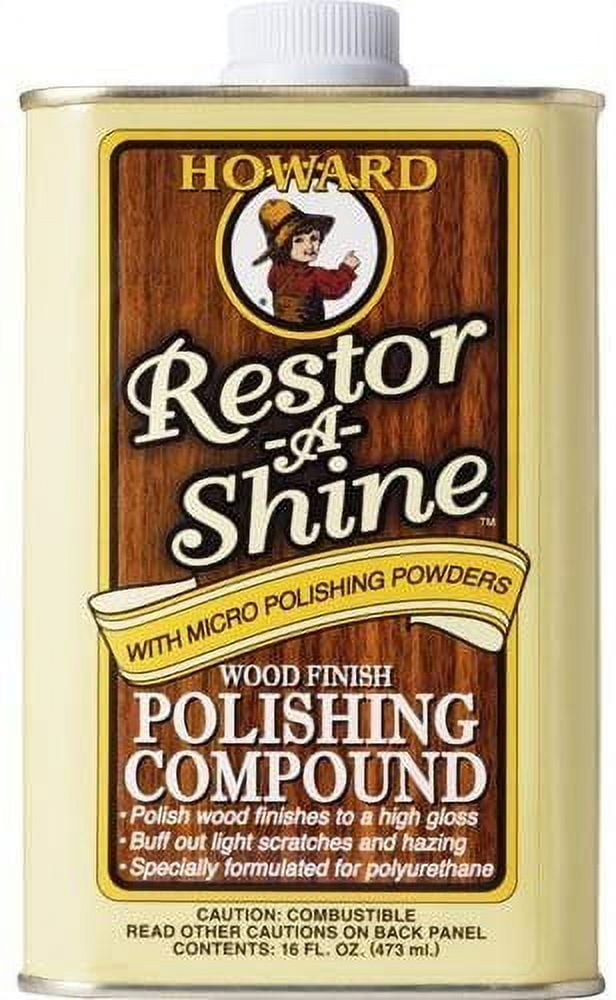 Howard RS0016 Restor-A-Shine Wood Finish Polishing Compound - 16 oz