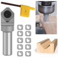 thumbnail image 2 of 12mmShank Insert-Style V Type CNC Router Bit Planing Bit Face End Milling Cutter, 2 of 7
