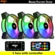 thumbnail image 1 of Go AR12-ventilador de caja de ordenador, disipador de calor RGB aura sync, Puerto sata, Enfriador de 12cm, argb, controlador silencioso, ventilador de refrigeración, 1 of 4