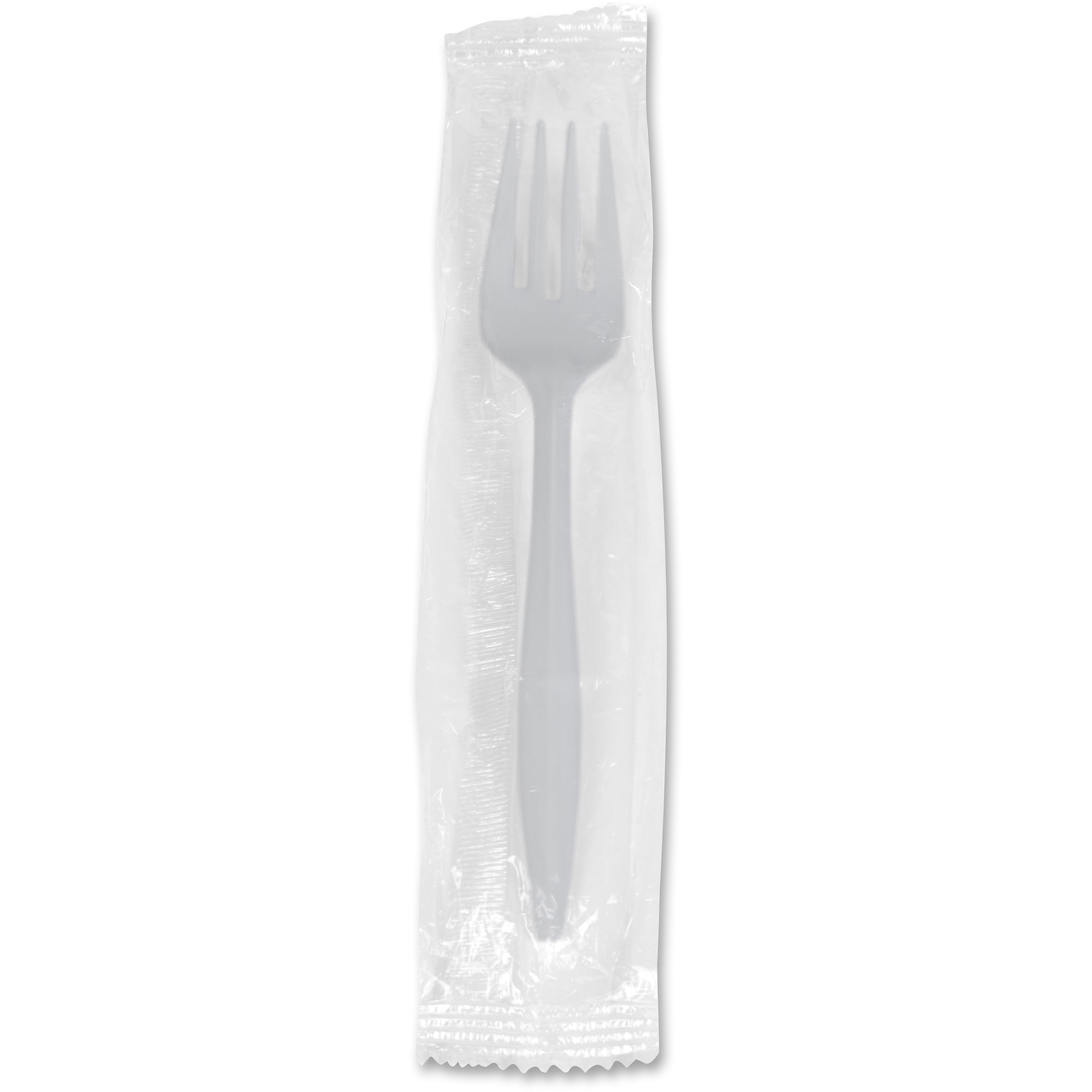 1000-Pack Details about    Individually Wrapped Black Medium Weight Plastic Forks Commercial 
