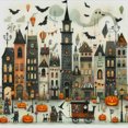 thumbnail image 3 of (11CTACC-5173__C__50X50) Hilo algodón ecológico bordado 11CT 3 hebras impresión 50*50cm Kit serie paisajes punto cruz cabaña Halloween, 3 of 7