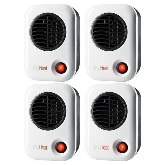 Lasko 101 MyHeat 200W Portable Electric Ceramic Space Heater (4 Pack)