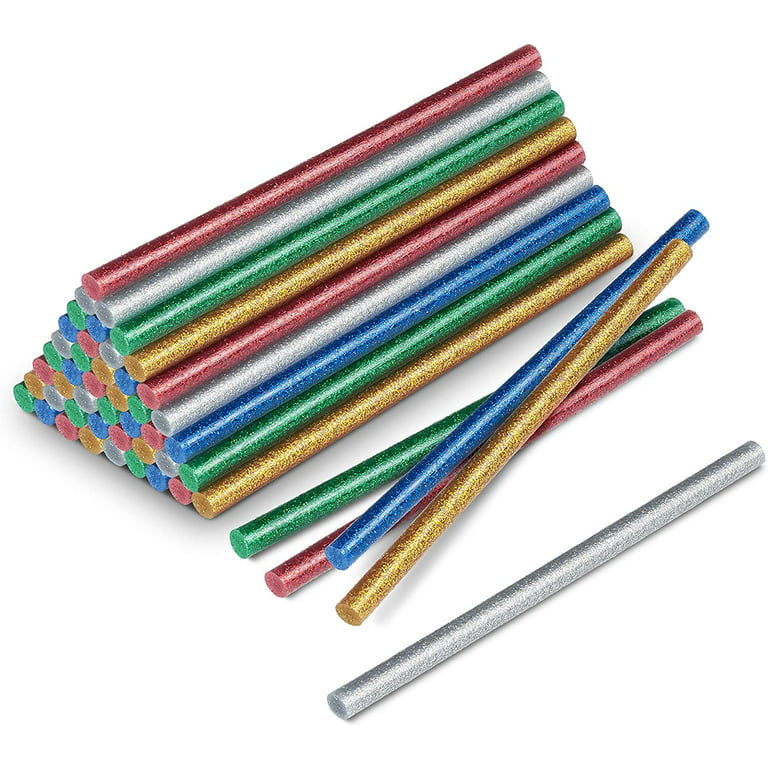 Shall Full Size Hot Glue Sticks, 0.43” Dia x 4” Long, 120-Pack Clear Hot Melt Glue Gun Sticks for All-Temp Glue Guns, Multipurpose for Kids Adults