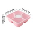 thumbnail image 5 of Bento Box Snack Containers with 5 Compartments, Reusable Plastic Food Storage for Meal Prep, Non-slip Lid & Stackable Design for Educational, Work, and Travel Lunch Packing,Vsgery, 5 of 9