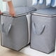 thumbnail image 4 of Caja de almacenamiento plegable Laklulu de 2 piezas, estilo horizontal común gris, 60 x 40 x 35 cm, 4 of 5